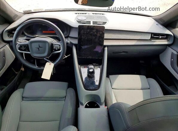 YSMEG3KA8PL115614 2023 POLESTAR 2 White წინა პანელის ხედი