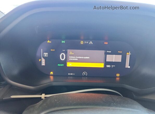 YSMEG3KA9PL136245 2023 POLESTAR 2 Серый Вид щитка приборов