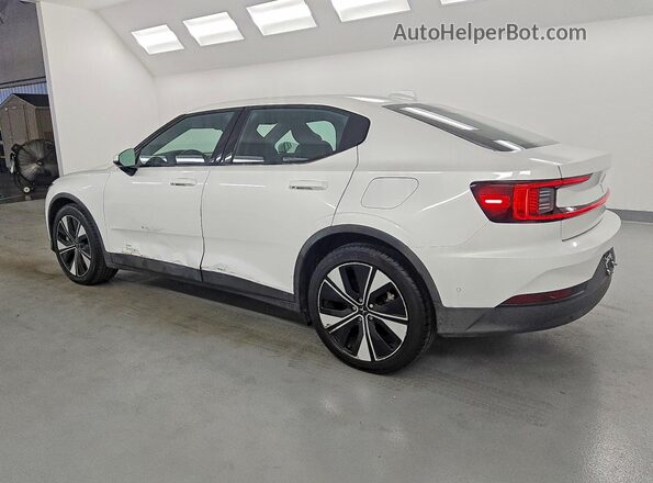 YSMEG3KA9PL145074 2023 POLESTAR 2 Белый Задняя левая четверть