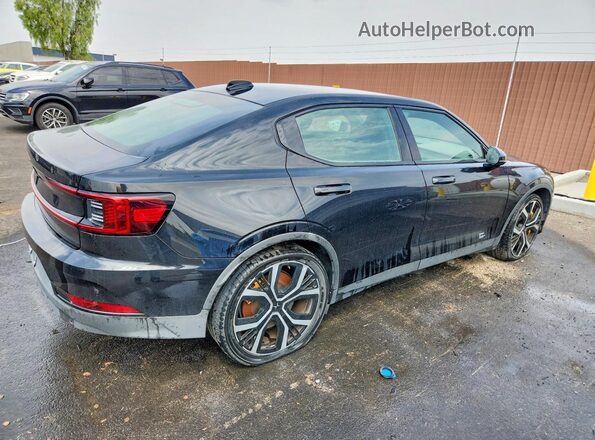 YSMET3KA6PL127594 2023 POLESTAR 2 Синий Задняя правая четверть