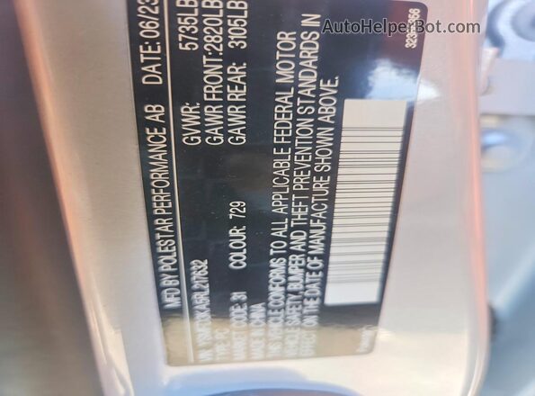 YSMFD3KA5RL217632 2024 POLESTAR 2 Белый Вид подкапотного пространства
