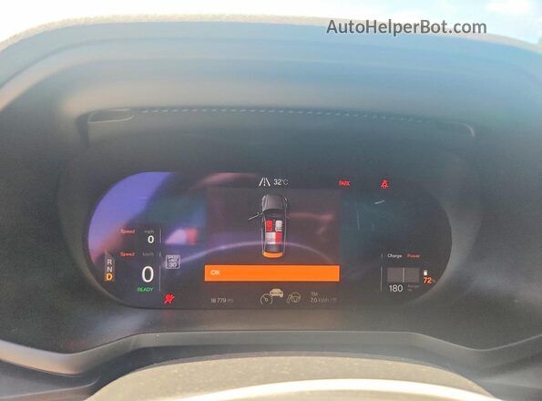 YSMFD3KA5RL217632 2024 POLESTAR 2 Белый Вид щитка приборов