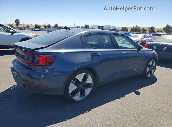 YSMFD3KA6RL228395 2024 POLESTAR 2 Синий Задняя правая четверть
