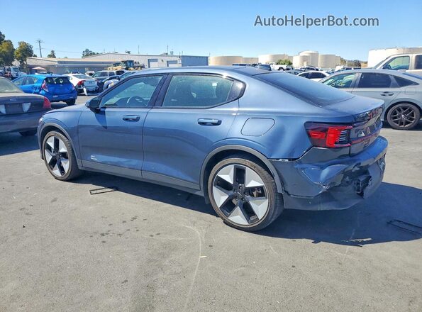 YSMFD3KA6RL228395 2024 POLESTAR 2 Синий Задняя левая четверть