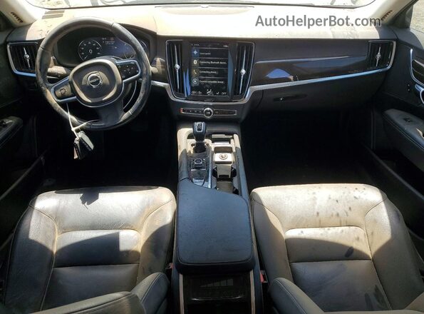 YV1102AK8H1007231 2017 VOLVO S90 Black Вид панелі приладів