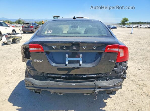YV126MFK0G1391057 2016 VOLVO S60 Black Вид ззаду