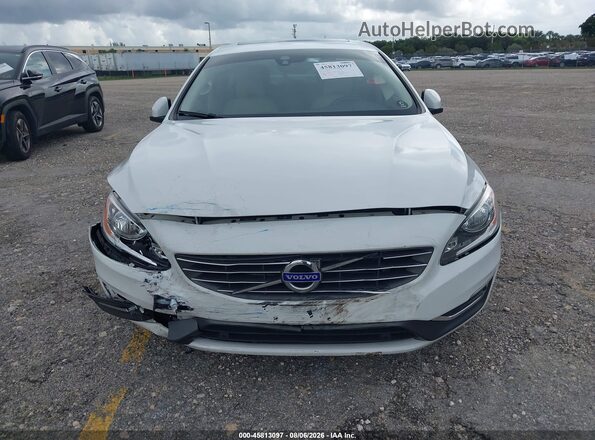 YV126MFK1G2394477 2016 VOLVO S60 White Widok zestawu wskaźników