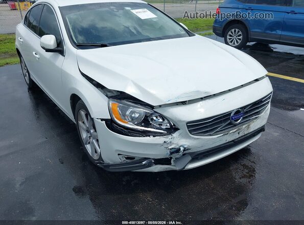 YV126MFK1G2394477 2016 VOLVO S60 White 