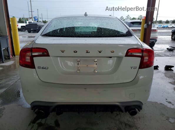 YV126MFL6J2454401 2018 VOLVO S60 White უკანა ხედი