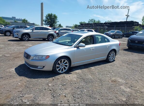 YV140MAK0G1197324 2016 VOLVO S80 Silver Vista tres cuartos delantera izquierda