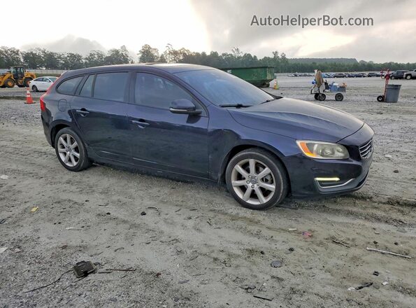 YV140MEJ3H1345422 2017 VOLVO V60 Синий Передняя правая четверть