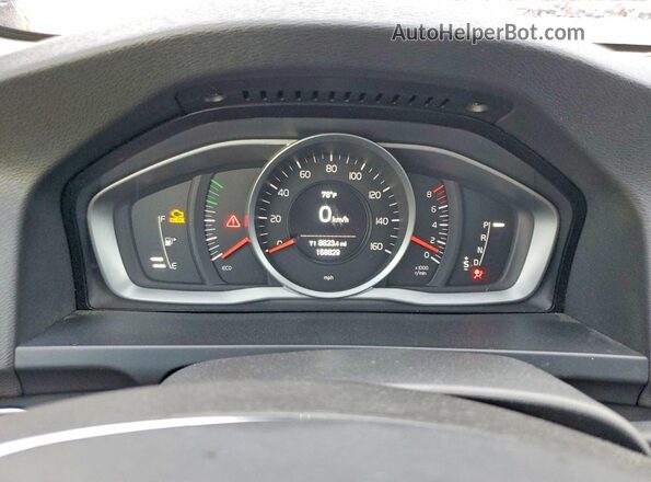 YV140MEJ3H1345422 2017 VOLVO V60 Синий Вид щитка приборов