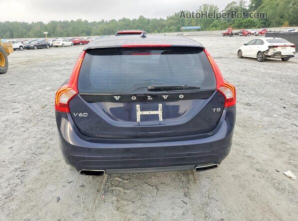 YV140MEJ3H1345422 2017 VOLVO V60 Синий Вид сзади
