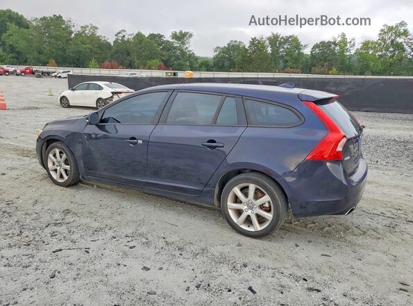 YV140MEJ3H1345422 2017 VOLVO V60 Синий Задняя левая четверть