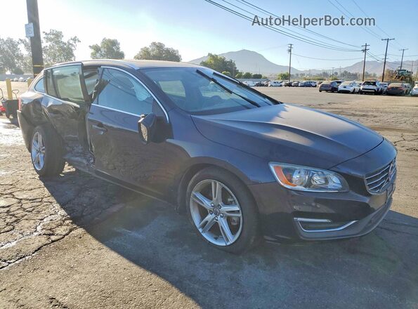 YV140MEK3H1333649 2017 VOLVO V60 Синий Передняя правая четверть