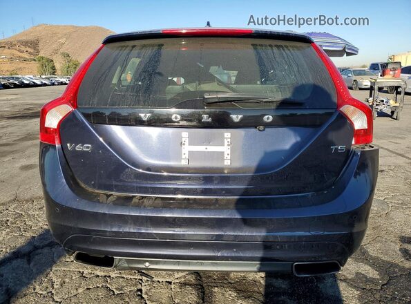 YV140MEK3H1333649 2017 VOLVO V60 Синий Вид сзади