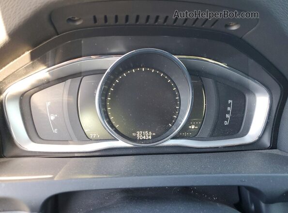 YV140MEK3H1333649 2017 VOLVO V60 Синий Вид щитка приборов