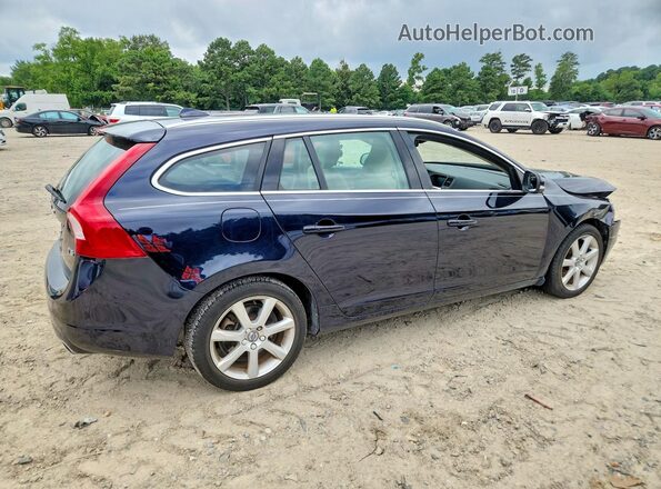 YV140MEK3H1364139 2017 VOLVO V60 Синий Задняя правая четверть