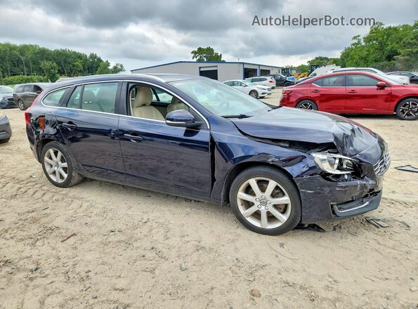 YV140MEK3H1364139 2017 VOLVO V60 Синий Передняя правая четверть
