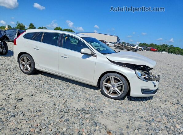 YV140MEK4H1332283 2017 VOLVO V60 White წინა მარჯვენა
