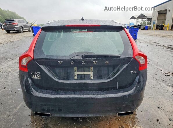 YV140MEK5G1289166 2016 VOLVO V60 Black Rear view