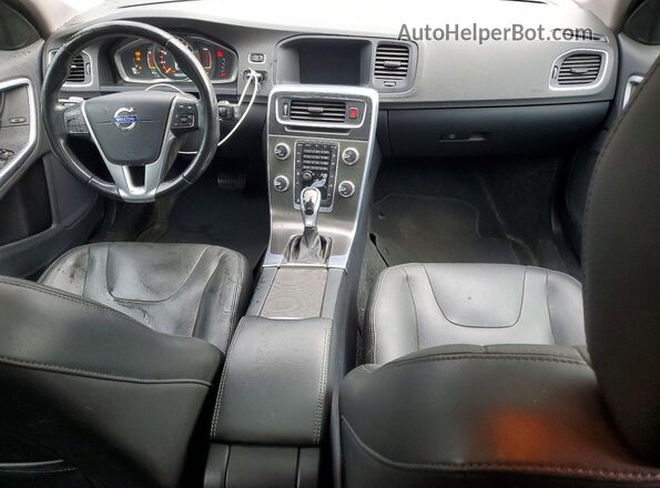 YV140MEK5G1289166 2016 VOLVO V60 Black Dashboard view