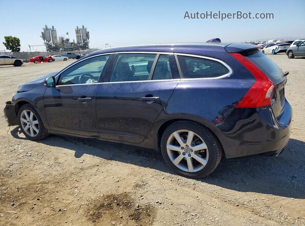 YV140MEK6H1368105 2017 VOLVO V60 Blue Trasero izquierdo