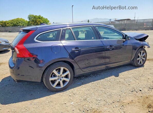 YV140MEK6H1368105 2017 VOLVO V60 Blue Trasero derecho