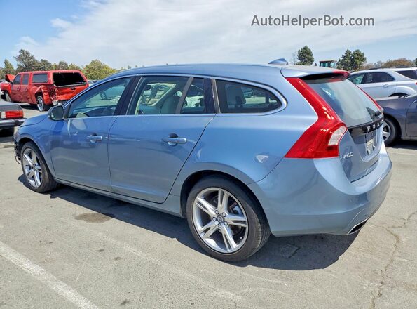 YV140MEM2H1369124 2017 VOLVO V60 Blue Trasero izquierdo