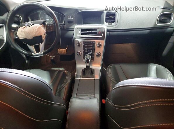 YV140MTL0J2455932 2018 VOLVO S60 Black Առջևի վահանակի տեսք