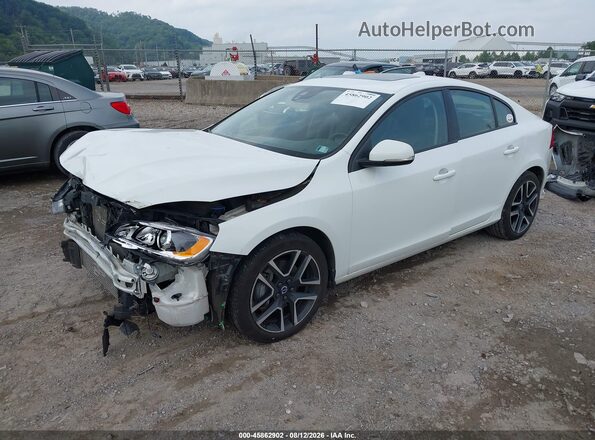 YV140MTL9H2420364 2017 VOLVO S60 White Vista tres cuartos delantera izquierda