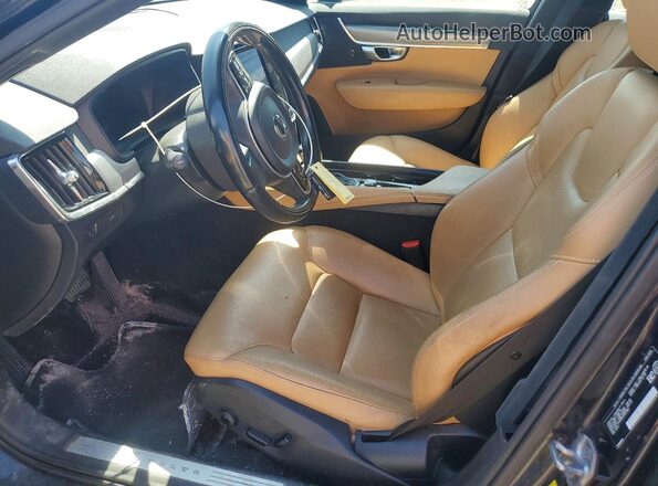 YV1A22MK0H1007889 2017 VOLVO S90 Black Vista interior delantera