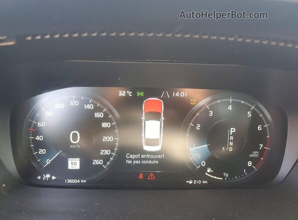 YV1A22MK0H1007889 2017 VOLVO S90 Black Vista del cuadro de instrumentos
