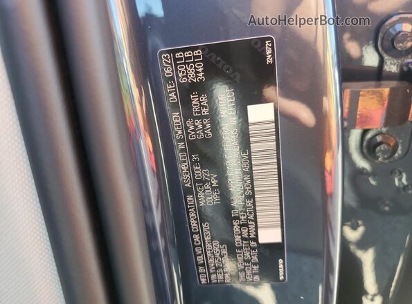 YV4062PE6R1163705 2024 VOLVO XC90 Blue 