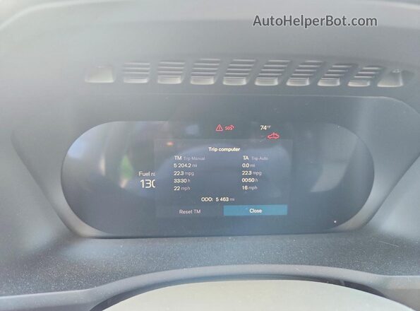YV4062PFXT1485084 2026 VOLVO XC90 Blue Սարքավորումների վահանակի տեսք