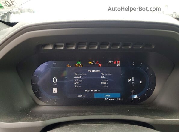 YV4062PG3S1389482 2025 VOLVO XC90 Black Սարքավորումների վահանակի տեսք