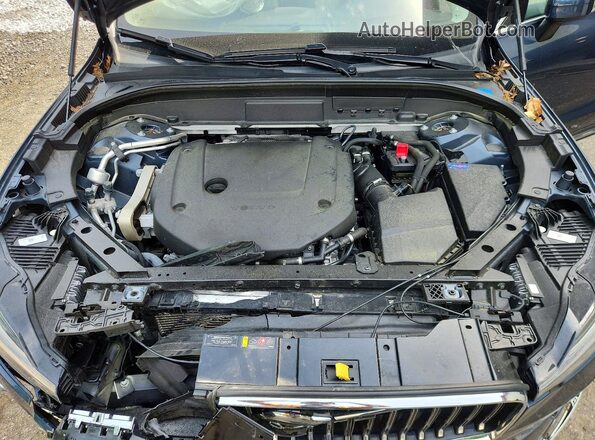 YV4062RLXN1079876 2022 VOLVO XC60 Blue ძრავის განყოფილების ხედი