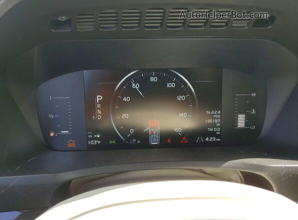 YV4102CKXK1504479 2019 VOLVO XC90 Белый Вид щитка приборов