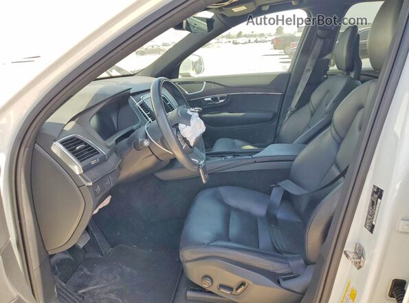 YV4102CKXL1603949 2020 VOLVO XC90 White Widok wnętrza z przodu
