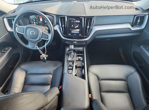 YV4102DK2M1809962 2021 VOLVO XC60 Charcoal Dashboard view
