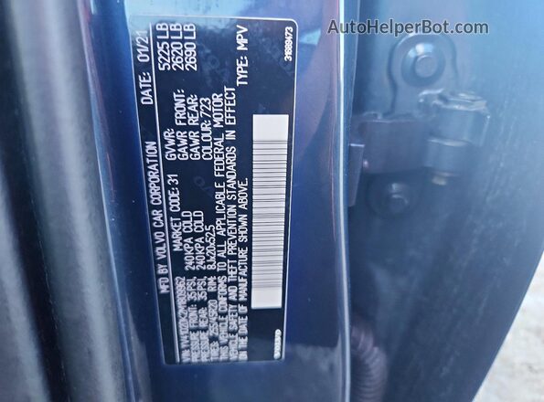 YV4102DK2M1809962 2021 VOLVO XC60 Charcoal 360 interior view