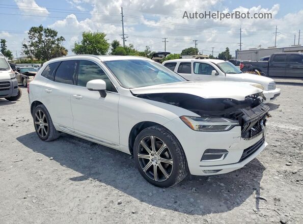 YV4102DL7L1565247 2020 VOLVO XC60 White Przód prawy