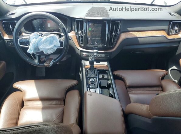 YV4102DL7L1565247 2020 VOLVO XC60 White Widok deski rozdzielczej