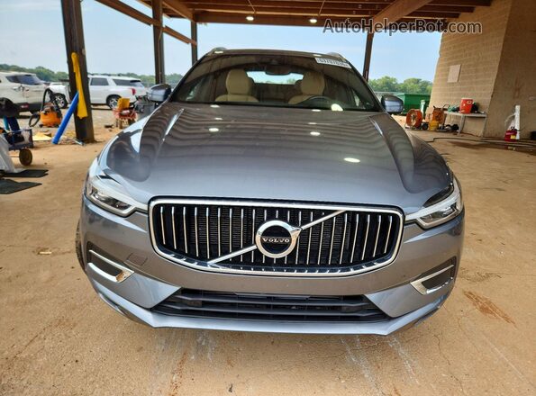 YV4102DL8L1559926 2020 VOLVO XC60 Gray Դիմացի տեսք