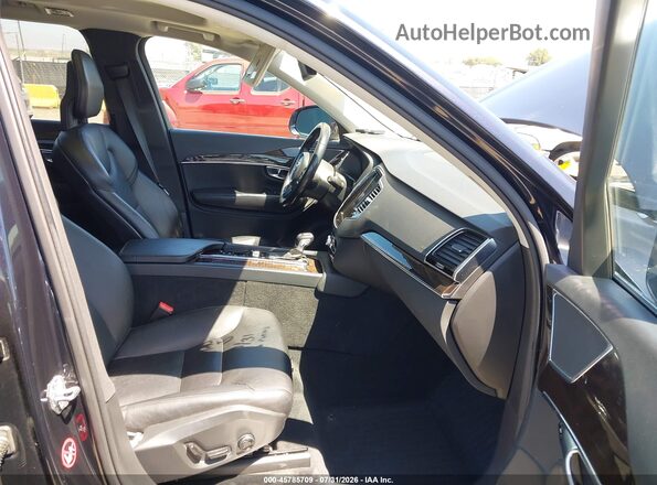 YV4102KK2H1141301 2017 VOLVO XC90 Dark Blue Widok wnętrza z przodu