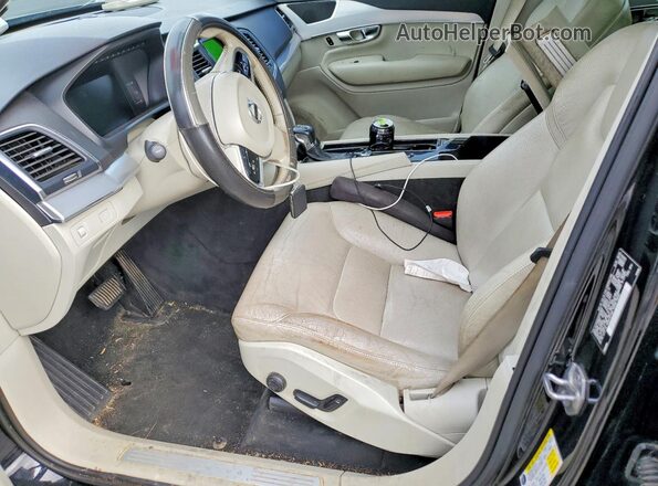 YV4102KK7H1120069 2017 VOLVO XC90 Black Vista interior delantera