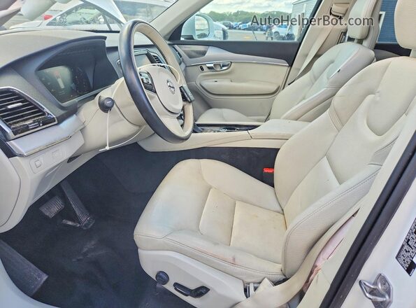 YV4102PK3M1699077 2021 VOLVO XC90 White Սալոնի դիմացի տեսք