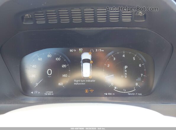 YV4102PK9L1541406 2020 VOLVO XC90 Blue Հետևի նստատեղերի տեսք
