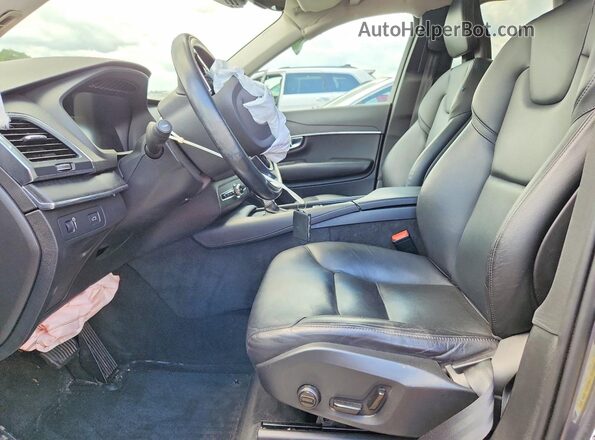 YV4102PK9L1578603 2020 VOLVO XC90 Gray Вид салону спереду