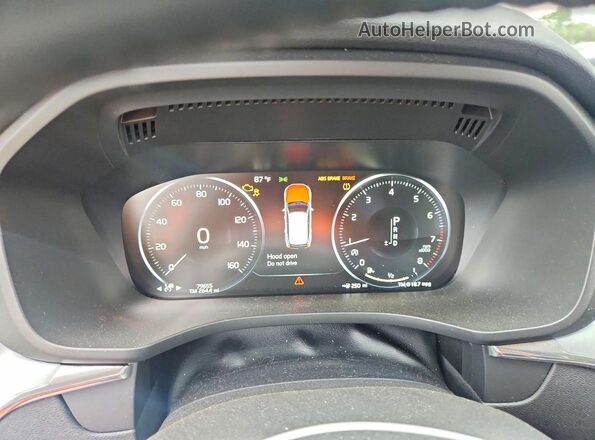 YV4102RK0J1059966 2018 VOLVO XC60 Синий Вид щитка приборов